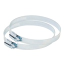 Deflecto 4" Metal Worm Drive Clamps, 2 Pk MCX4/4