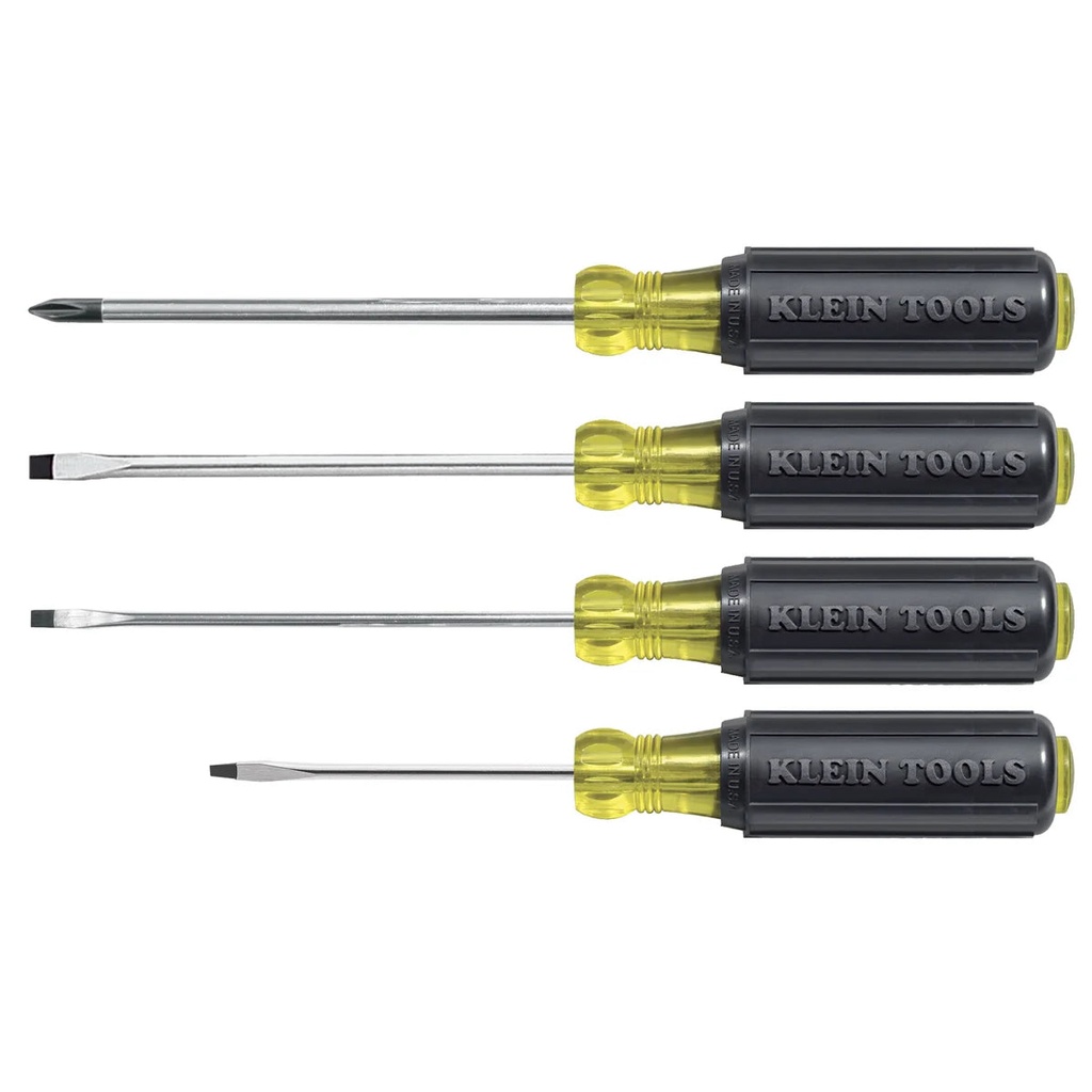Klein 85484 SCREWDRIVER SET- 4-PC. MINI CUSHION-GRIP ASSORT.
