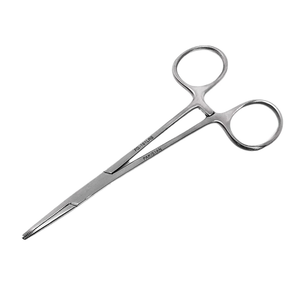 1PC Premium Mosquito Clamping Locking Forceps - (5 In. (12.7 Cm), Straight Jaws)