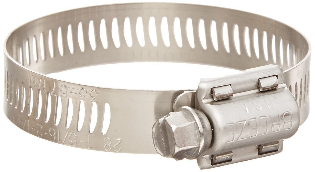 10 Pack Breeze 62044H Power Seal Clamps with Plated Screw Effective Diameter Range: 2-5/16" - 3-1/4" (59Mm - 83Mm)