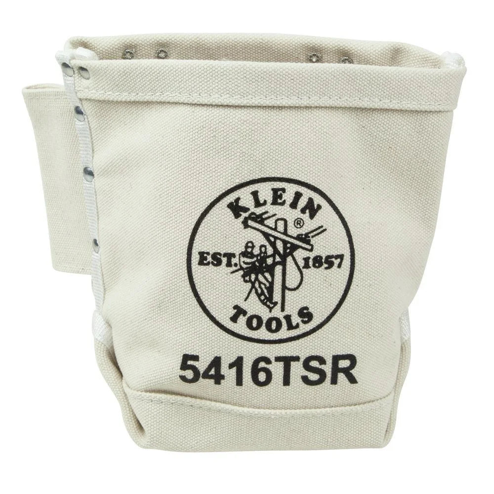 Klein Tools Bull-Pin and Bolt Bag W/Drain, Canvas - 1 EA (409-5416TSR)