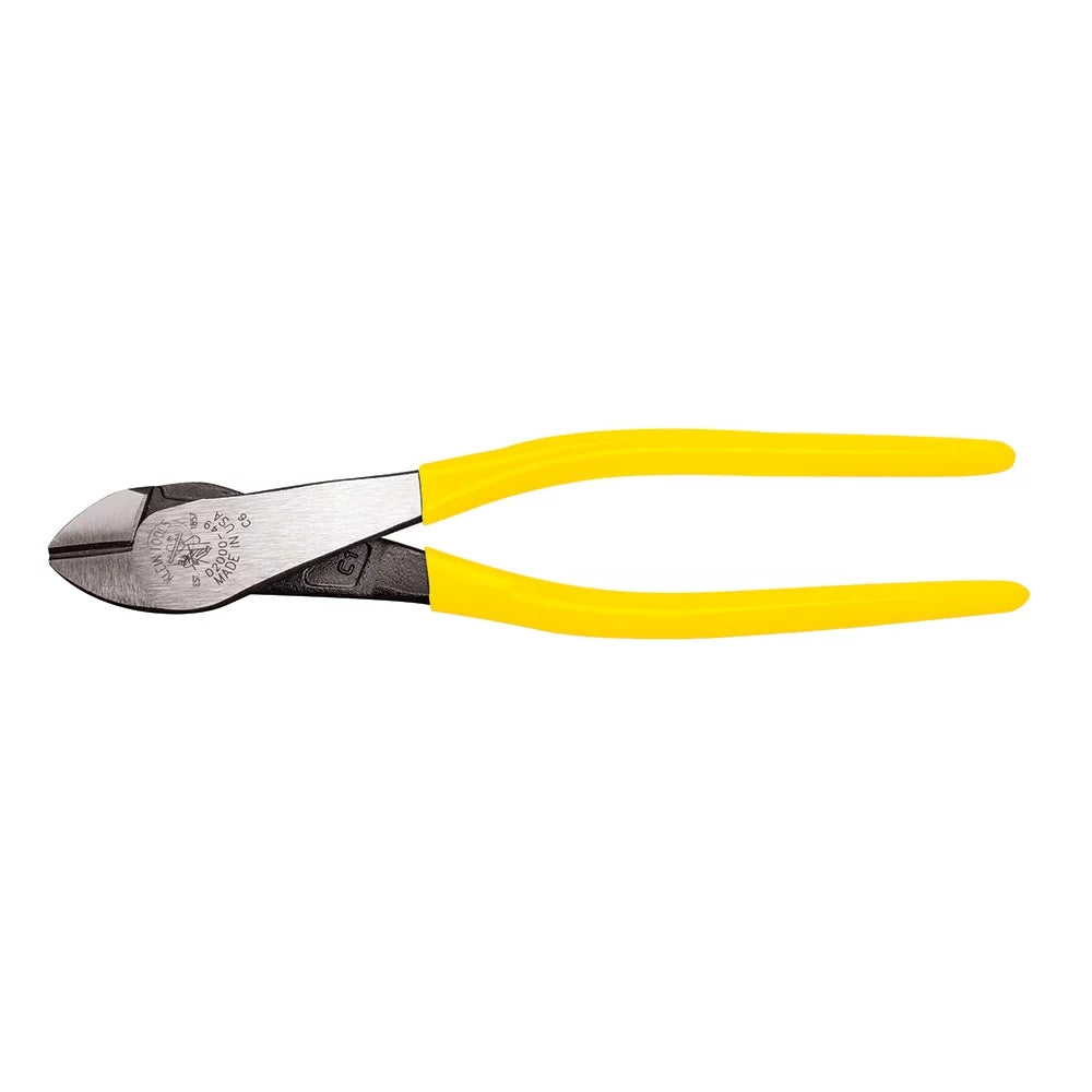 Klein Tools D2000-49 Diagonal Cutting Pliers Angled Head, 9-Inch