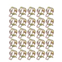 25Pcs 12Mm Auto Car Fuel Line Spring Clips Water Pipe Air Tube Clamps Hose Fastener