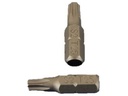 TEMO 50 Pc T25 Torx 6 Point Impact Ready 1 Inch (25 Mm) Long Screwdriver Insert Bits Hex Shank with Quick Release Slot