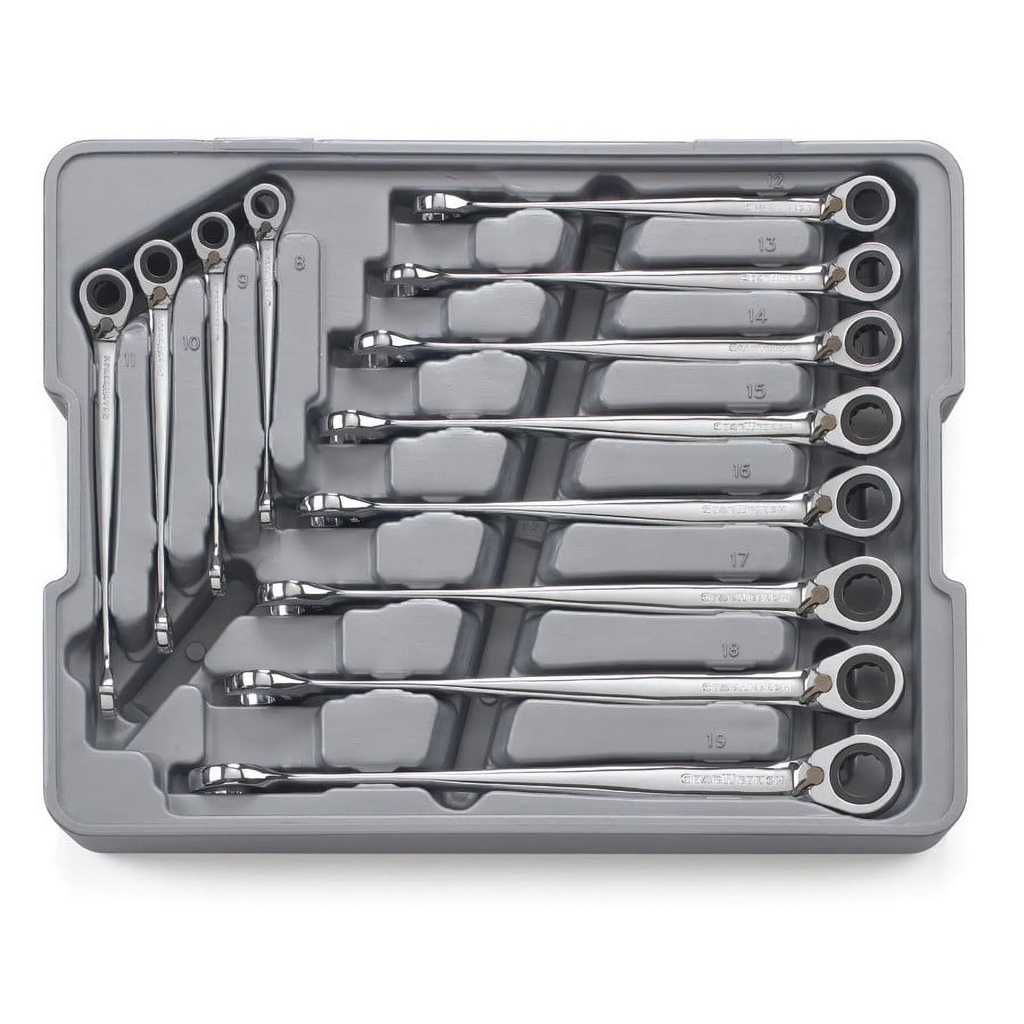 12 Piece X-Beam Rev.Combo Ratch Wrench Set