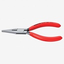 KNIPEX Tools - Flat Nose Pliers with Cutter (2301140), 5.5