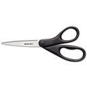 Westcott Design Line Stainless Steel Scissors, Metallic Black, 8" Long