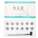 Seven Star Needle Hammer Stainless Steel Plum Blossom Dermal Hammer with 12 Replace Heads
