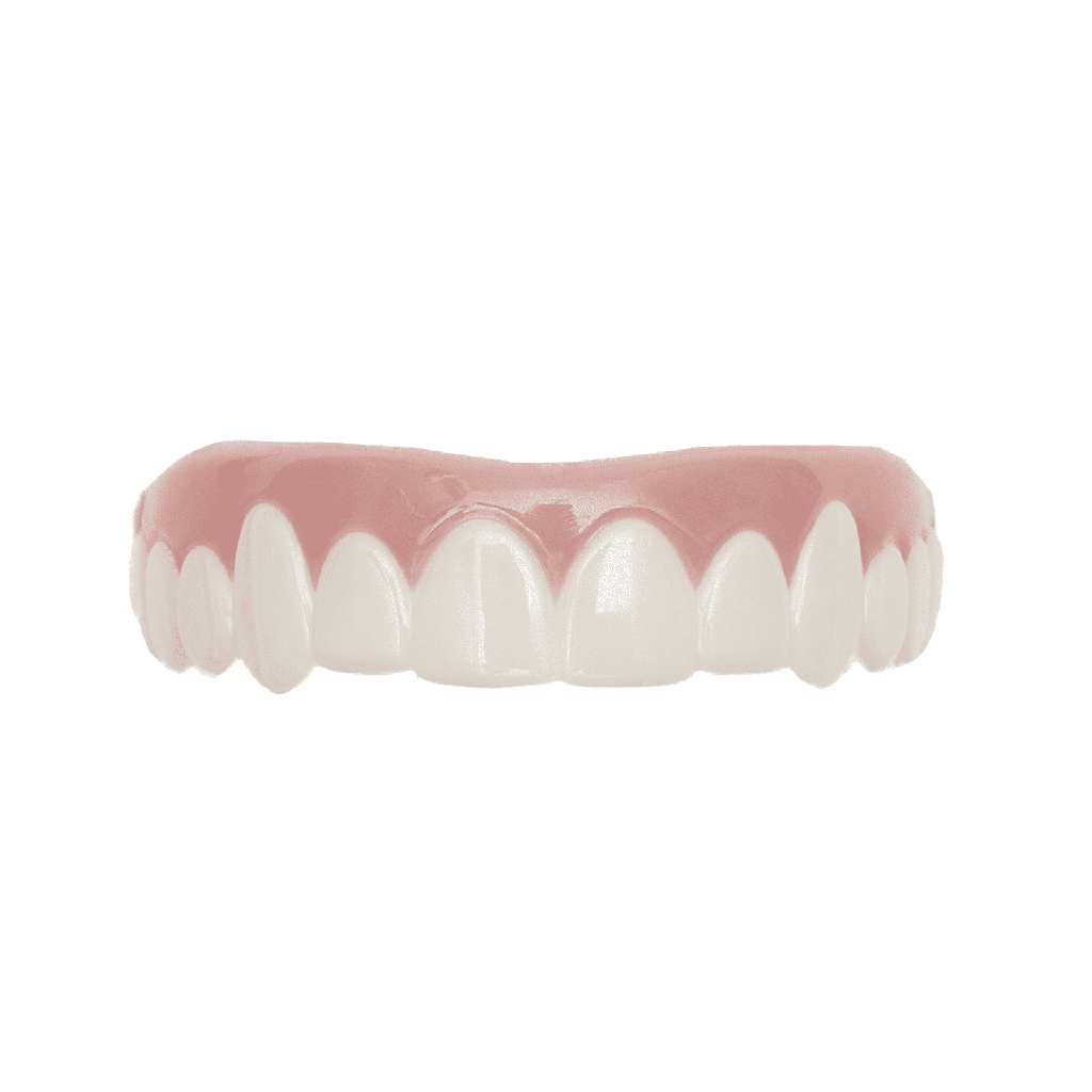 Imako Premium Cosmetic Teeth - 1 Pack - Small, Bleached White - Upper Veneers - Custom Fit at Home, DIY Smile Makeover, Made in USA