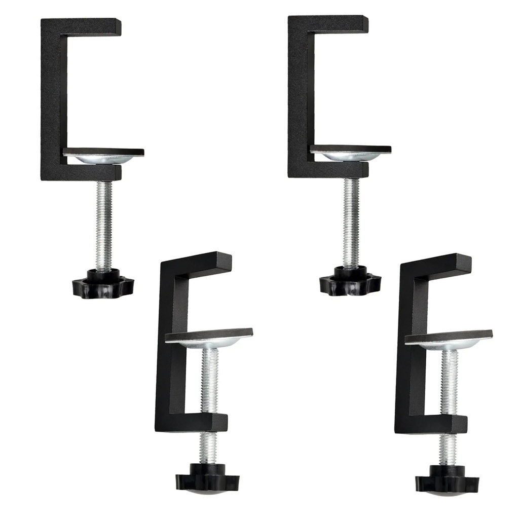 NS Juvyig G Clamps for Woodwork, Adjustable Screw Small Clamps, Universal Table Clamps Wood Clamps for Woodworking, Mini Bar Clamp for Carpentry DIY Projects(4Pcs)