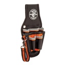 Klein Tools 5240 Tool Pouch, Tradesman Pro Maintenance Tool Holster with 9 Pockets, Tape Thong, 2-Inch Tunnel Loop, Great Electrician Holster
