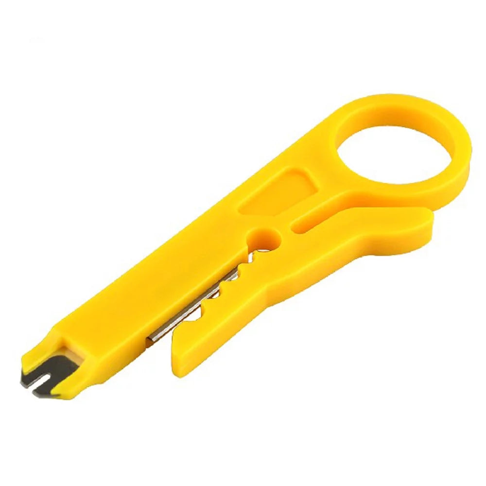 NAZISHW 1Pcs RJ45 Cat5 Punch down Tool Network LAN Cable Wire Cutter Stripper Tool