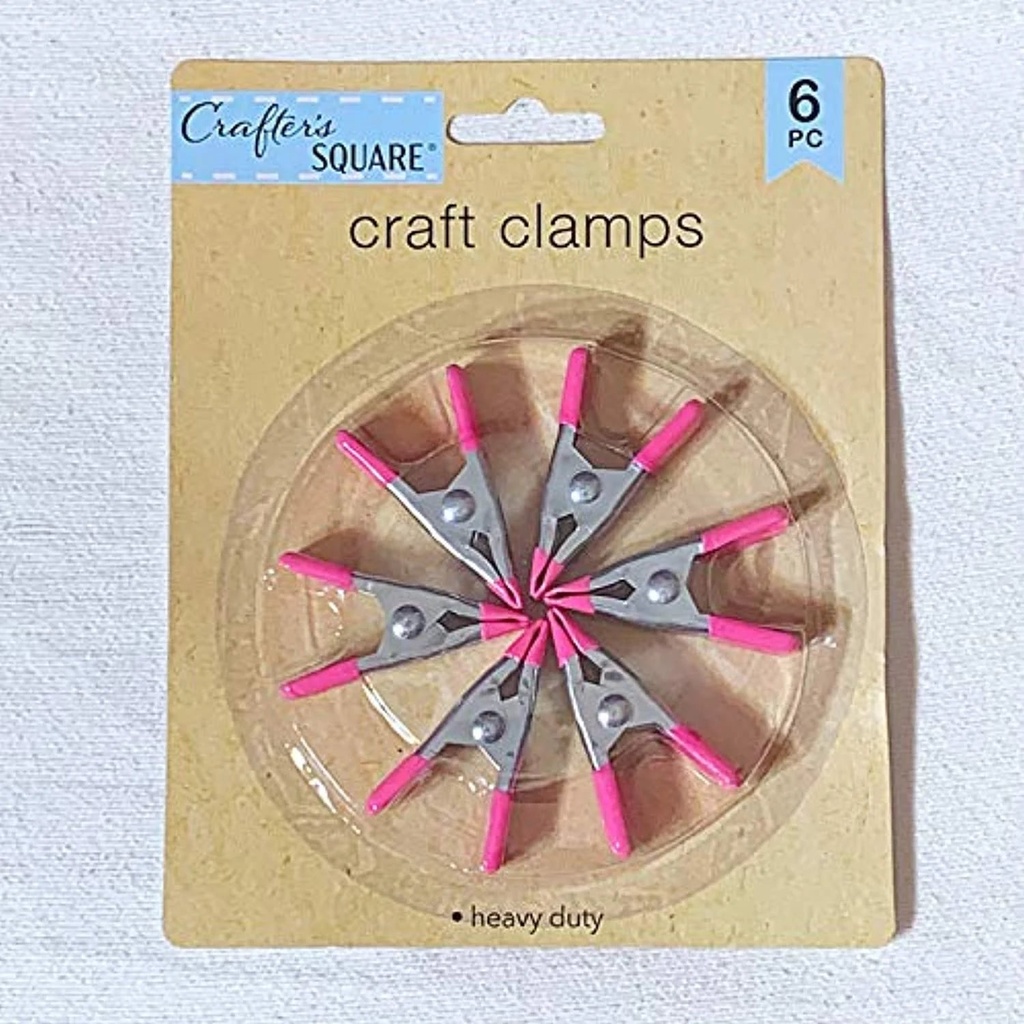 Crafter'S Square Craft Claps 2 Inch Heavy Duty Spring Clamps - 6 Pc Set