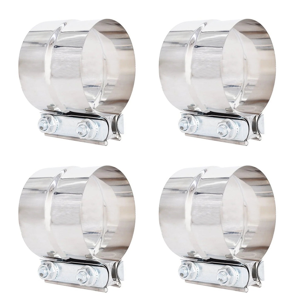 Labwork Stainless Steel Lap Joint Clamp T304 (3 Inch (4PCS))