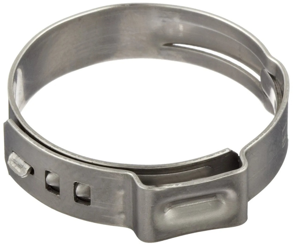 Size 15/32" (12.3 Mm), Oetiker Stepless® Ear Clamps, Single Ear Hose Clamps (25 Pack)