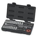 Gearwrench 80301 51 Piece 1/4" Drive 12 Point Socket Set