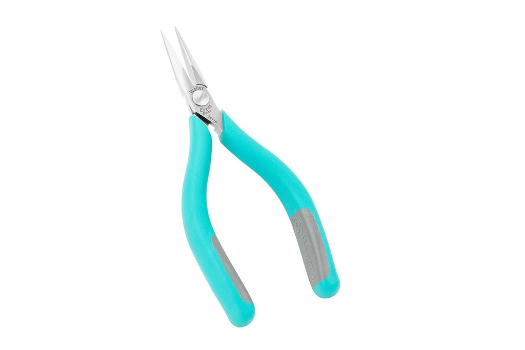 2400 Magicsense Steel Fine Point Needle Nose Plier, Smooth Jaw, 5"" Length, Ergonomic Handle" (2411P)