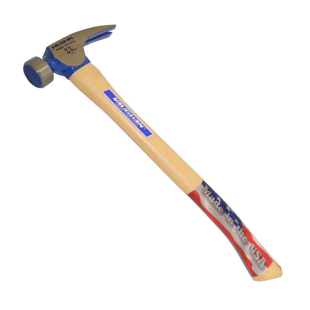 Vaughan CF1HC 23-Ounce California Framer Hammer, Milled Face, Curved Handle