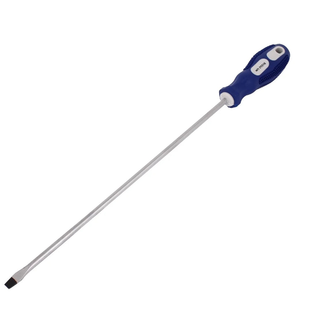 Unique Bargains 12" Long Shaft 6.5Mm Tip Magnetic Slotted Flat Head Screwdriver Handy Tool
