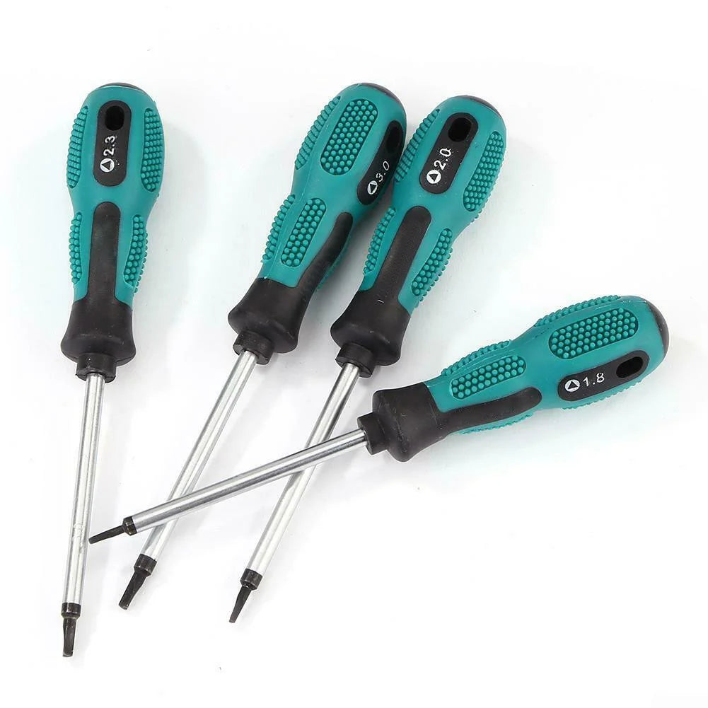 4Pcs Magnetic Triangle Screwdriver Set 1.8/2.0/2.3/3.0Mm Repair Hand Tool
