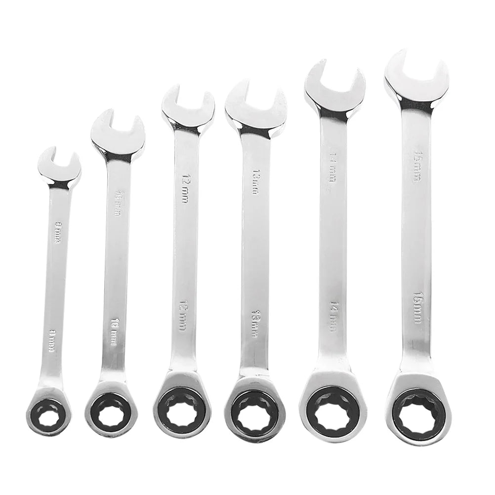 Wrench 10 Mm Combination Wrenches Ratcheting 10Mm Spanner to Open