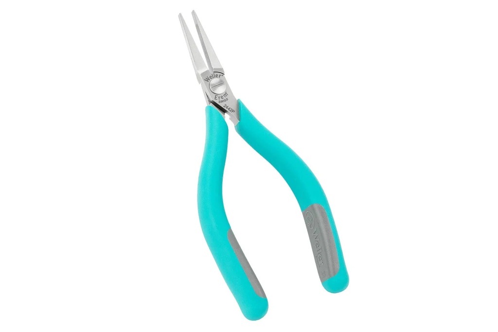 Weller 2442P 5 Flat Nose Pliers Smooth Jaws with Ergonomic Handles