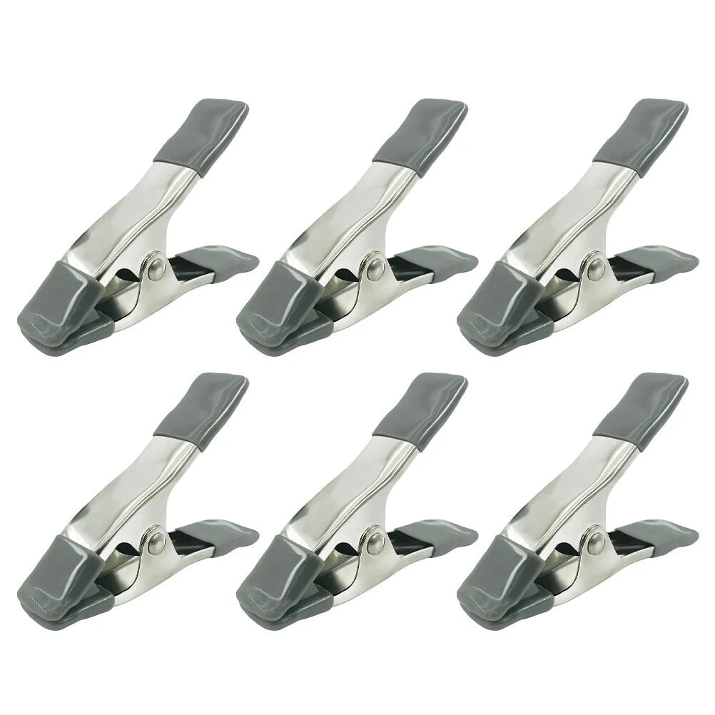 Yuan 6PCS 4 Inch Backdrop Fixing Spring Clamps for Background Backdrop Reflector