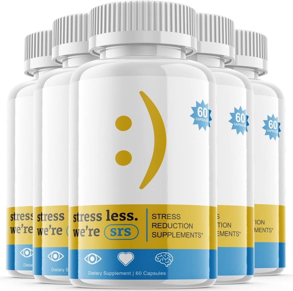 (5 Pack) SRS - Stress Reduction Supplement Advanced Formula - Stress Reduction S