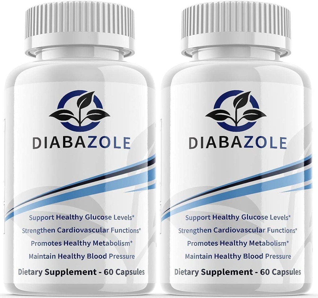 (2 Pack) Diabazole Glucofort Balance Blood Sugar Supplement