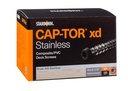 Headcote Cap-Tor Xd - #10 X 2-1/2" - #87 Burgundy - 305 Stainless Steel Capstock & Composite Deck Screws - 350 Pc Deck Pack