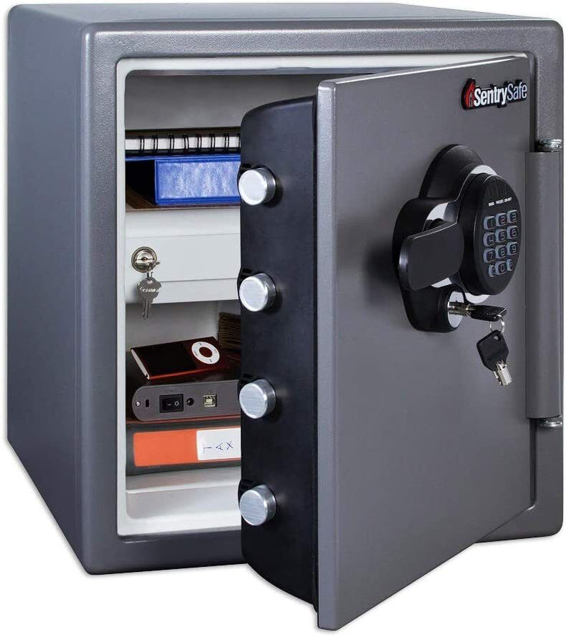 Sentrysafe Fireproof Waterproof Safe with Digital Keypad, 1.23 Cubic Feet, Gun M