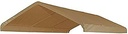 Canopy Replacement Cover 10'X20' Beige Tarp Top Roof Canopy Replacement Cove (Beige 1-1/2"-2" Leg Poles)