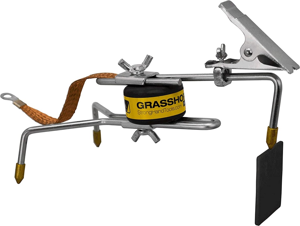 Grasshopper Pro, Welding Finger, 3 Brass Contact Tips, Adjustable Length, Spring