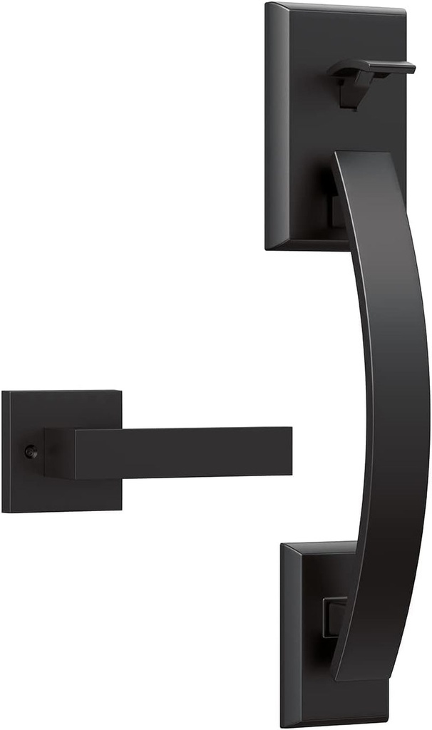 Eufy Security Lever Handle - Easy Installation, Fits All - Matte Black