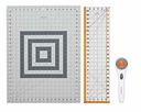Fiskars Crafts 95237097J Rotary Sewing Cutting Set (3 Piece) | Grey