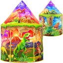 Wilwolfer Dinosaur Kids Play Tent Toys for 3-8 Years Boys Toddlers Birthday Gift Indoor & Outdoor Playhouse