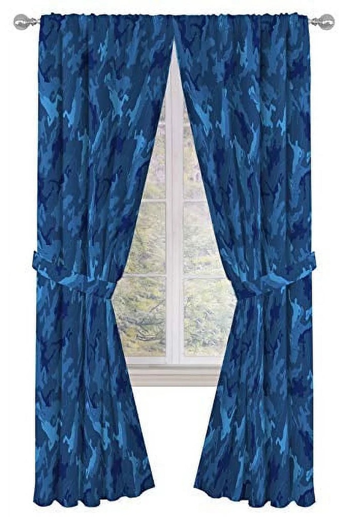 Epic Games Fortnite Emote Camo 84 Inch Drapes - Kids Room Decor