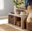 Better Homes & Gardens 2-Cube Storage Organizer, Natural