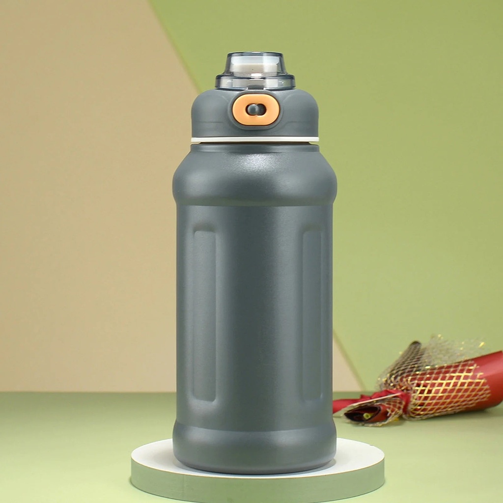 ZKCCNUK Insulated Water Bottle with Straw for Adults Large Thermal Vacuum Cups for Hot and Cold Drinksbpa Free Stainless Steel Thermoses Leak-Proof Flask Water Bottles Kitchen on Clearance