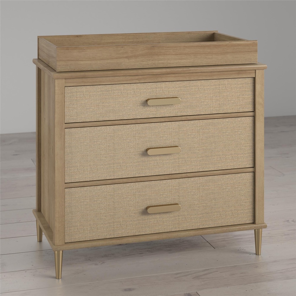 Little Seeds Shiloh Changing Table Topper, Natural