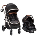 Monbebe 6-In-1 Modular Travel System, Black & Gold, Toddler, Unisex