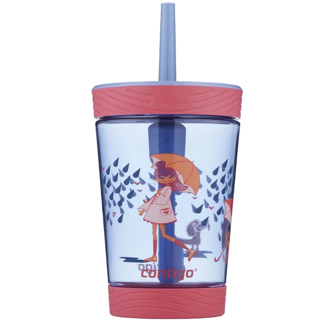 Contigo Kids Spill-Proof Tumbler with Straw Wink, 14 Fl Oz.