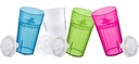 Reflo Smart Cup (Asst 4-Pack) Open Training Cup, Toddler Cup, No Suction 6Oz, 360 Control-Flow, Premium High-Impact Plastic