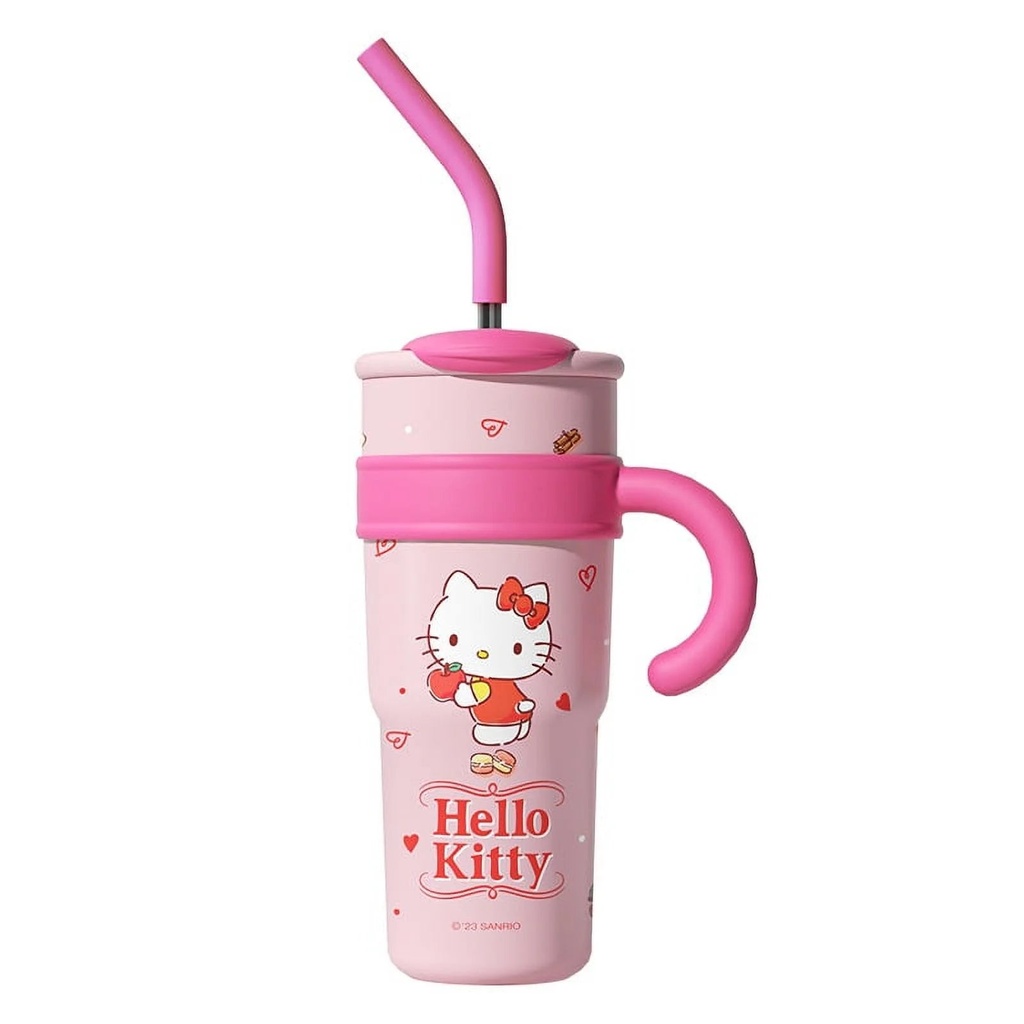1200Ml Sanrio Vacuum Cup Hello Kitty Sippy Water Cup Vacuum Flask High Capacity Insulated Mug Kids Gifts