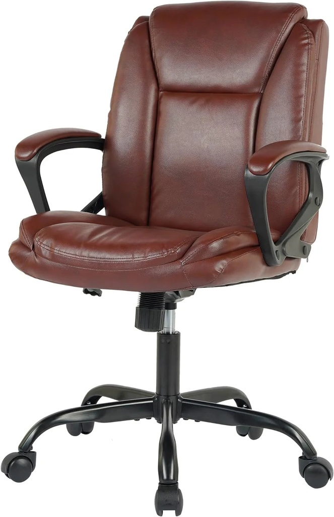 Bestoffice Ergonomic Office Chair, Lumbar Support, Swivel Rolling for Men, Women(Brown)