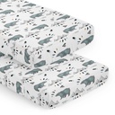 Bear Mountain 2 Pack Fitted Crib Sheet Boy by Sweet Jojo Designs