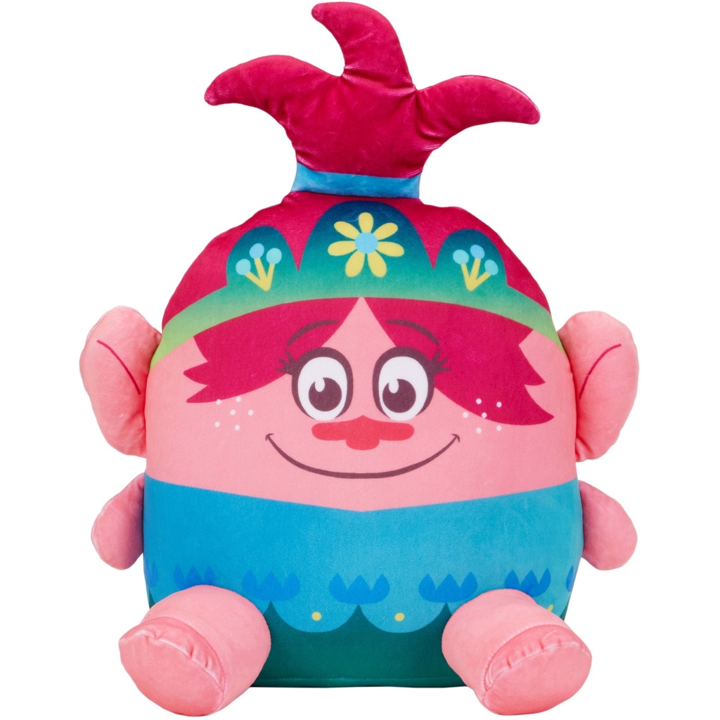 Trolls Poppy Kids Squishy Pillow, Decorative Bedding, 15" Tall