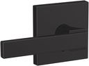 Schlage Custom FC172 NBK 622 COL Northbrook Non-Turning Lever with Collins Trim, Matte Black