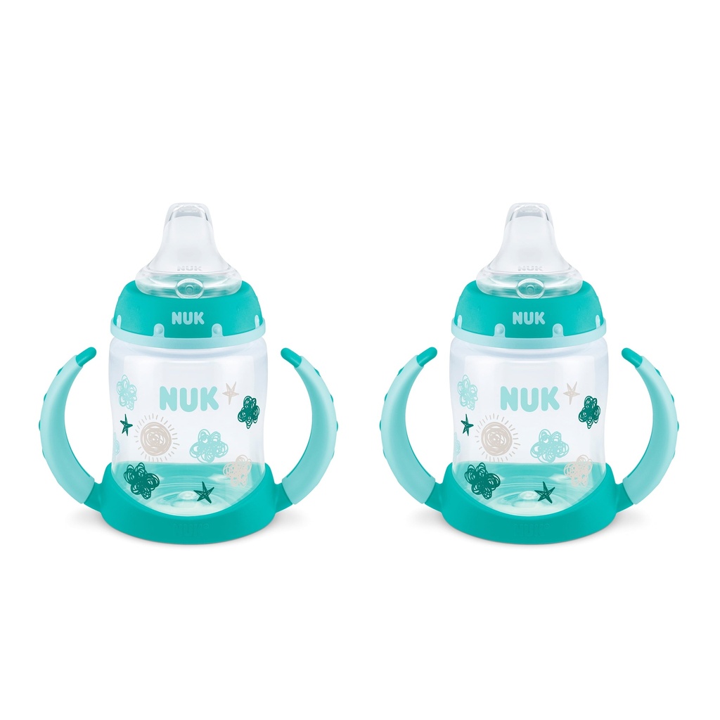 NUK Learner Cup, 5Oz, 2 Pack, Soft Spout Sippy Cup, Unisex