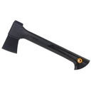 Fiskars 14" Hatchet Axe Tool, with Steel Blade for Small to Medium Sized Logs, 1 Piece, Black